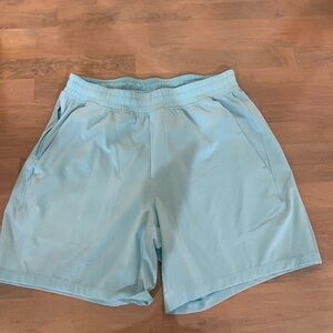 Lululemon Athletica Men's Sky Blue Athletic Shorts
